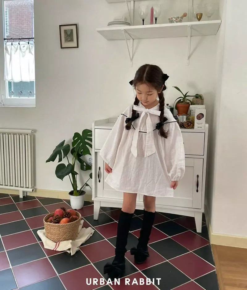 Urban Rabbit - Korean Children Fashion - #minifashionista - Ribbon Mini One-piece