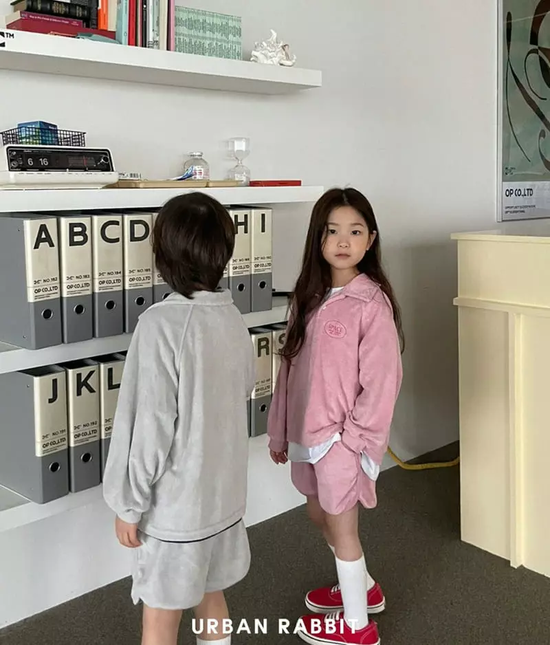 Urban Rabbit - Korean Children Fashion - #todddlerfashion - Terry Collar Tee - 5