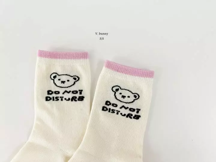 V Bunny - Korean Children Fashion - #Kfashion4kids - Rose Socks Set - 7
