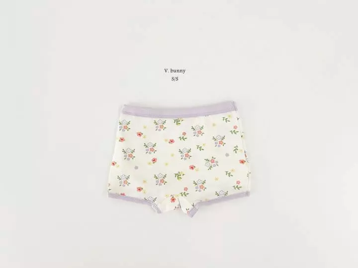 V Bunny - Korean Children Fashion - #childofig - Flower Underwear Set - 7