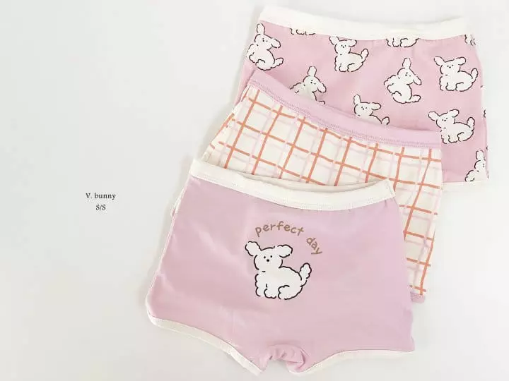 V Bunny - Korean Children Fashion - #childrensboutique - Beagle Underwear Set - 6