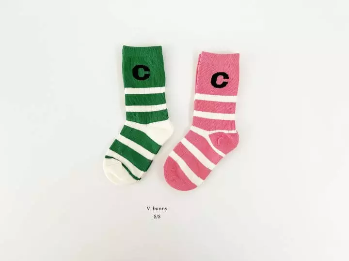 V Bunny - Korean Children Fashion - #kidsstore - Danssi Socks Set - 7