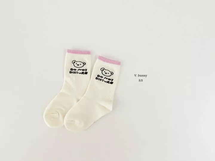 V Bunny - Korean Children Fashion - #kidzfashiontrend - Rose Socks Set - 6