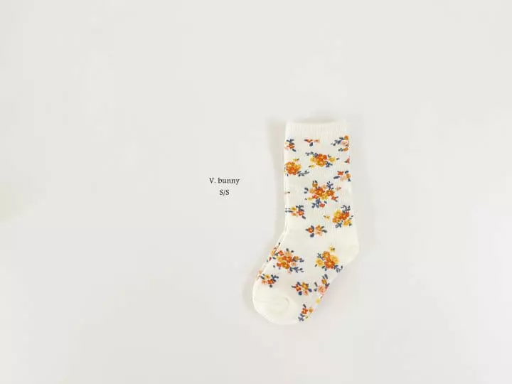 V Bunny - Korean Children Fashion - #kidzfashiontrend - Spring Socks Set - 5