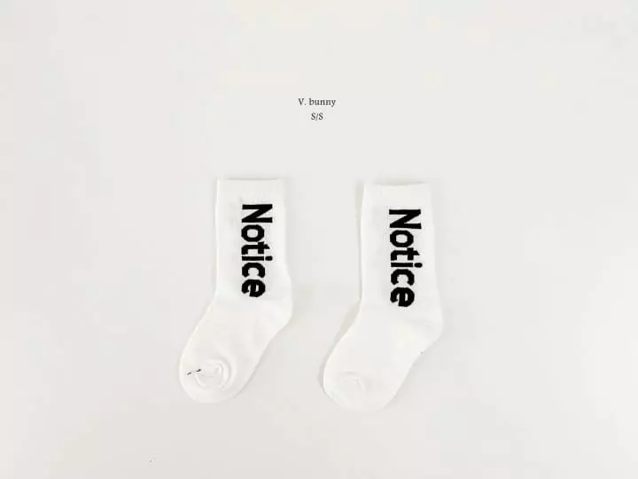V Bunny - Korean Children Fashion - #minifashionista - Notty Socks Set - 3