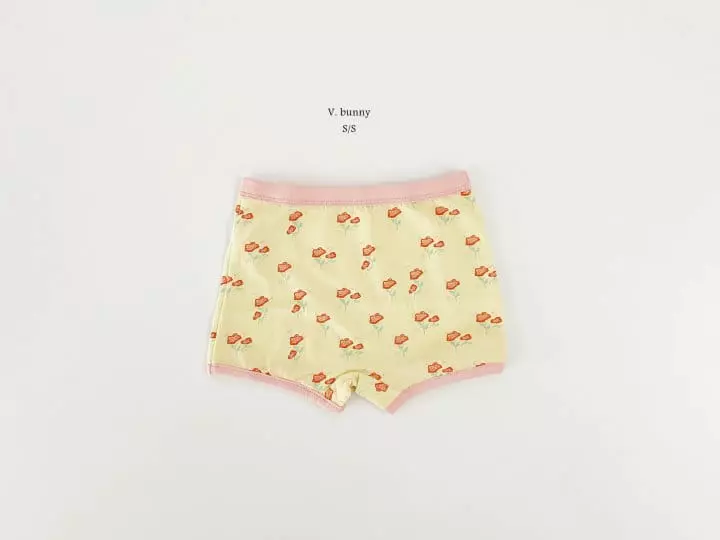 V Bunny - Korean Children Fashion - #prettylittlegirls - Flower Underwear Set - 3