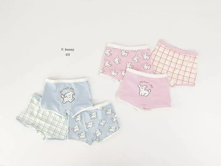 V Bunny - Korean Children Fashion - #prettylittlegirls - Beagle Underwear Set