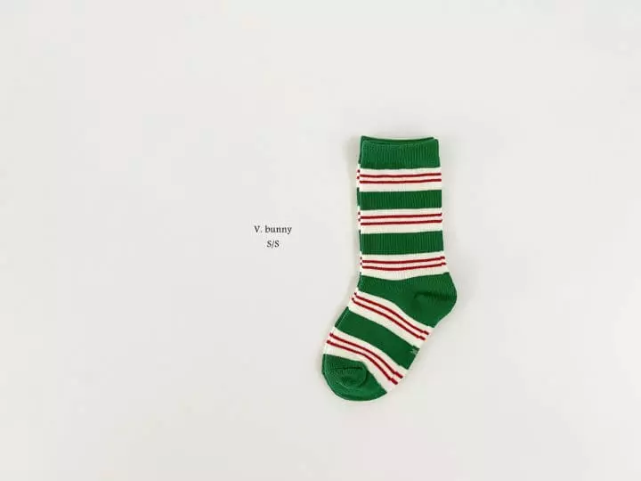 V Bunny - Korean Children Fashion - #prettylittlegirls - Dono Socks Set - 5