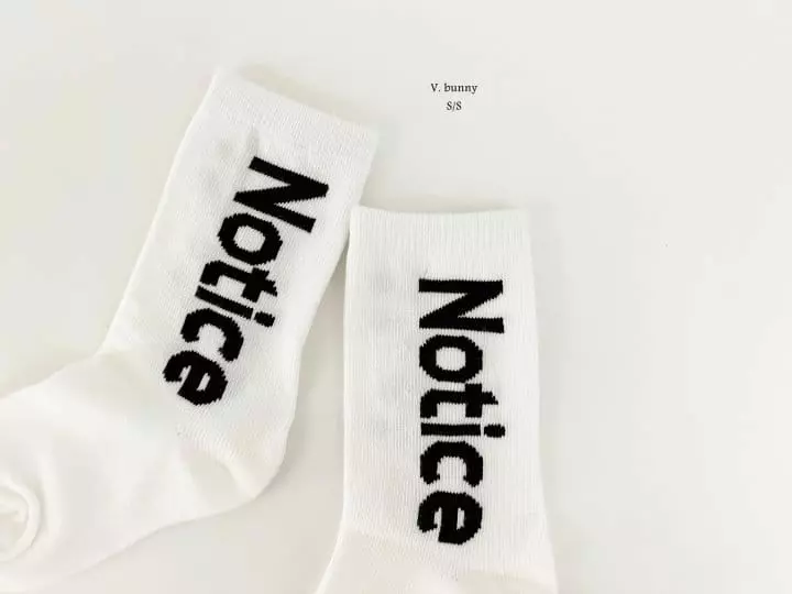V Bunny - Korean Children Fashion - #minifashionista - Notty Socks Set - 4