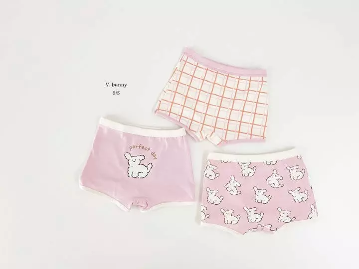 V Bunny - Korean Children Fashion - #toddlerclothing - Beagle Underwear Set - 4