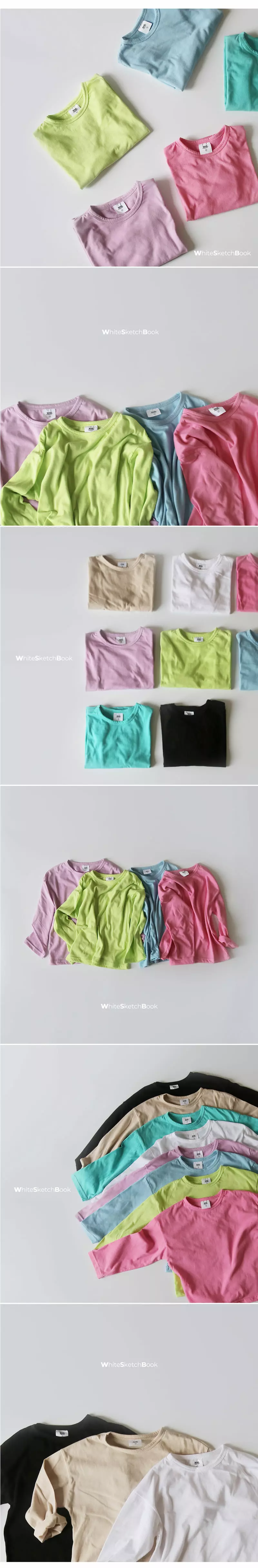 Whitesketchbook - Korean Children Fashion - #stylishchildhood - Soft Washing Tee - 4