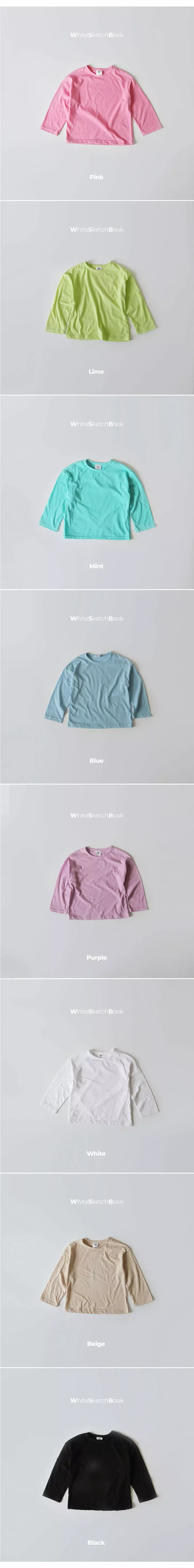 Whitesketchbook - Korean Children Fashion - #childrensboutique - Soft Washing Tee - 5