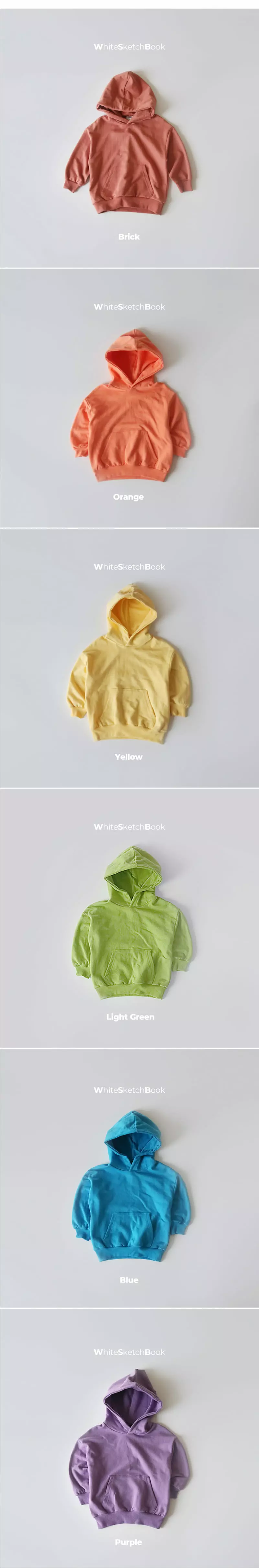 Whitesketchbook - Korean Children Fashion - #kidsshorts - Basic Hoody - 5