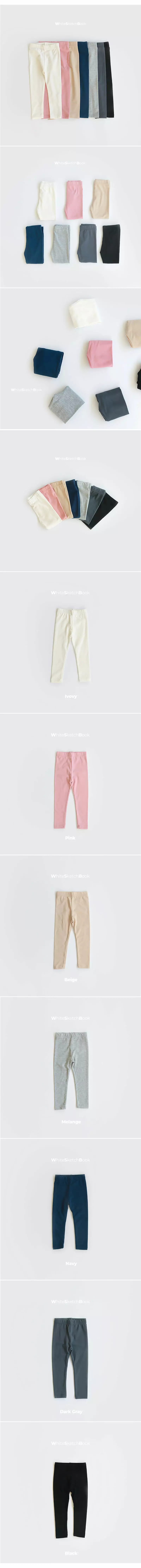 Whitesketchbook - Korean Children Fashion - #kidsstore - Weekly Leggings - 3