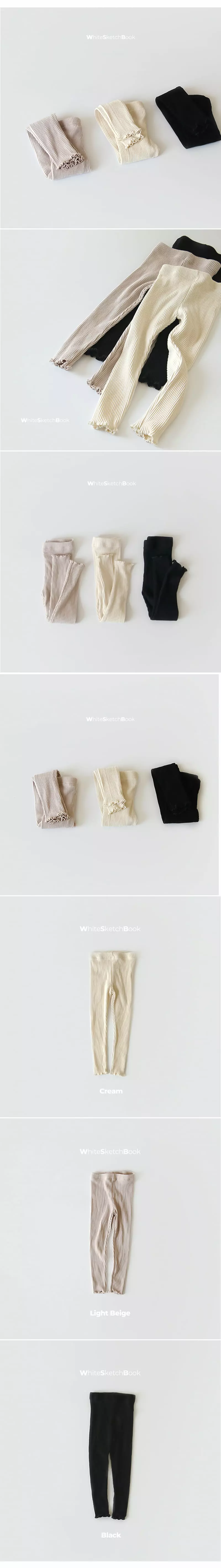 Whitesketchbook - Korean Children Fashion - #littlefashionista - Terry Leggings - 4