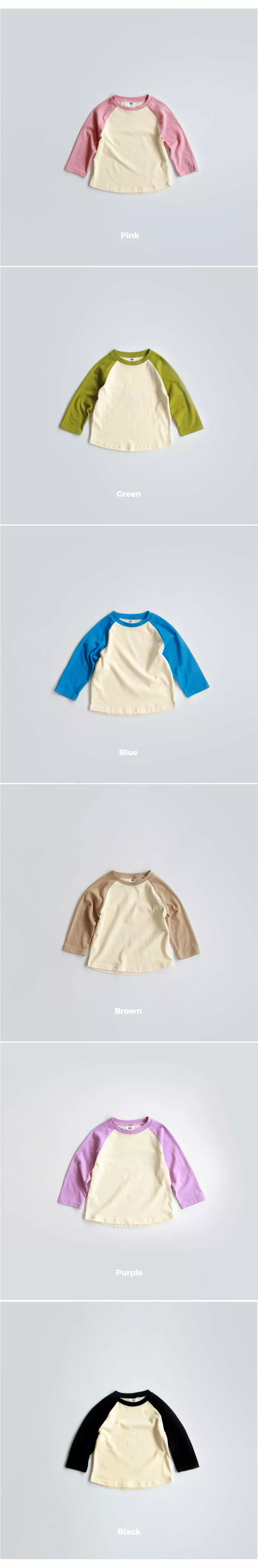 Whitesketchbook - Korean Children Fashion - #todddlerfashion - Raglan Tee - 5