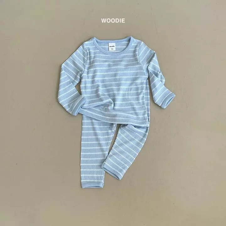 Woodie - Korean Baby Fashion - #babyboutiqueclothing - Stripes Easywear - 3