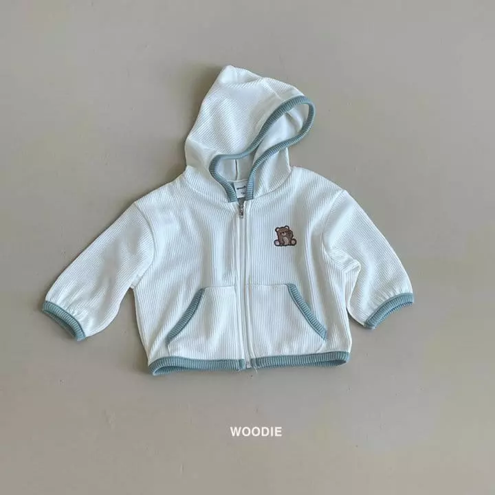 Woodie - Korean Baby Fashion - #babyfashion - V Hoody Zip-up - 6