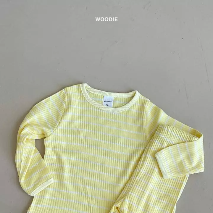 Woodie - Korean Baby Fashion - #babygirlfashion - Stripes Easywear - 7