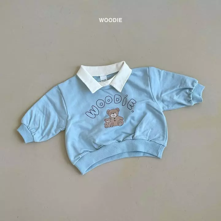 Woodie - Korean Baby Fashion - #babylifestyle - Collar Tee - 2