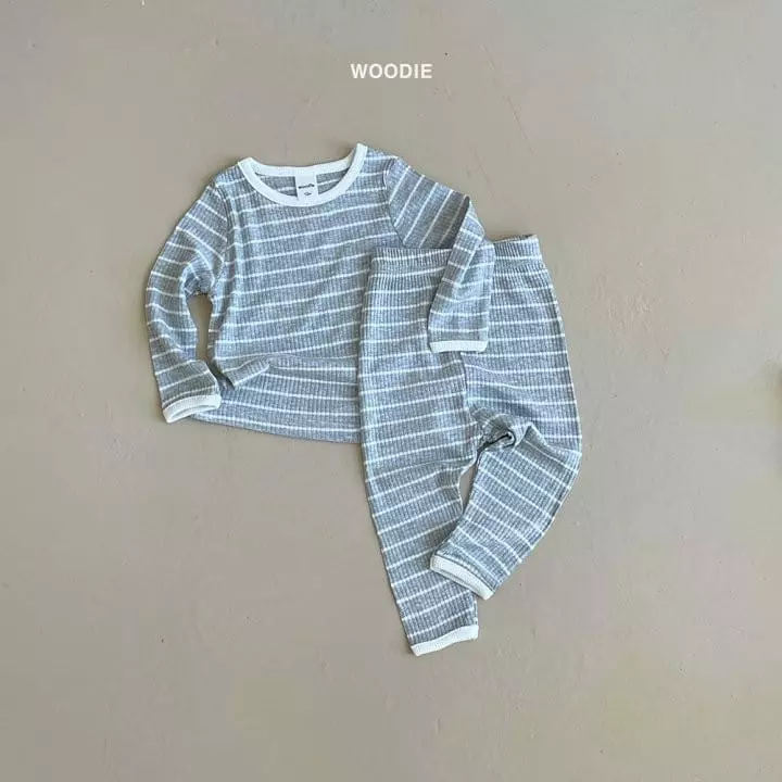 Woodie - Korean Baby Fashion - #babyoninstagram - Stripes Easywear - 9