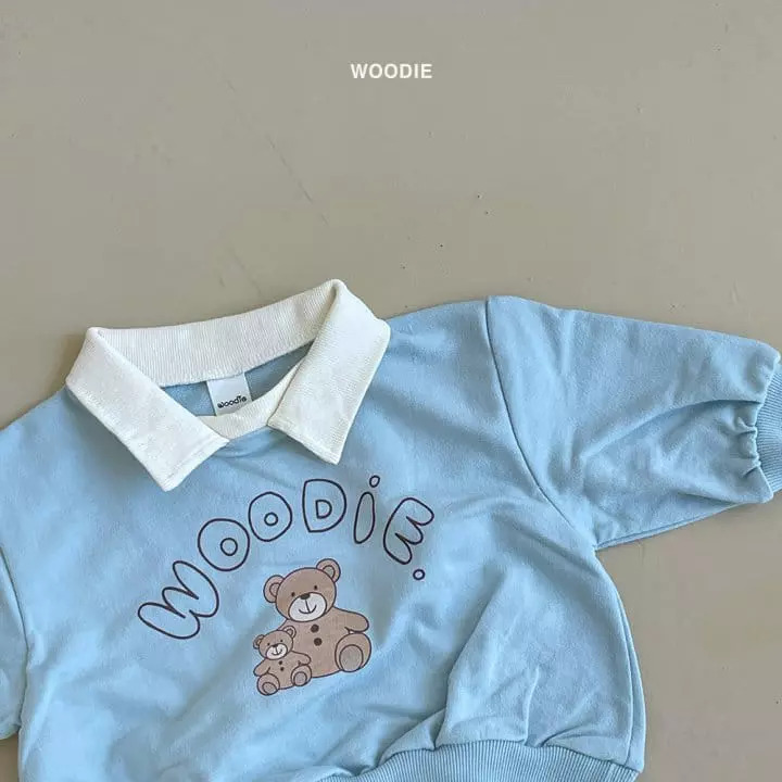 Woodie - Korean Baby Fashion - #babyoninstagram - Collar Tee - 3