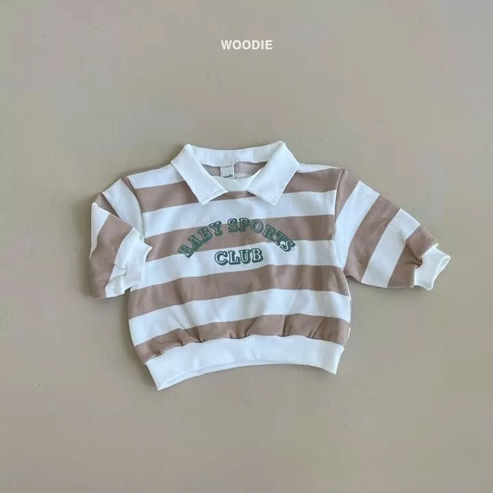Woodie - Korean Baby Fashion - #babyootd - Ddangkkang Collar Tee - 2