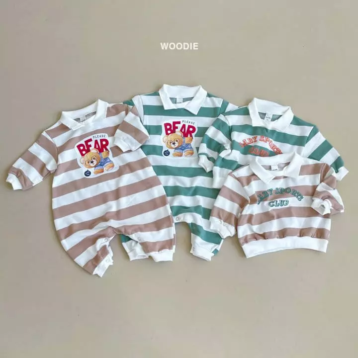 Woodie - Korean Baby Fashion - #babywear - Piggyback Bodysuit - 9