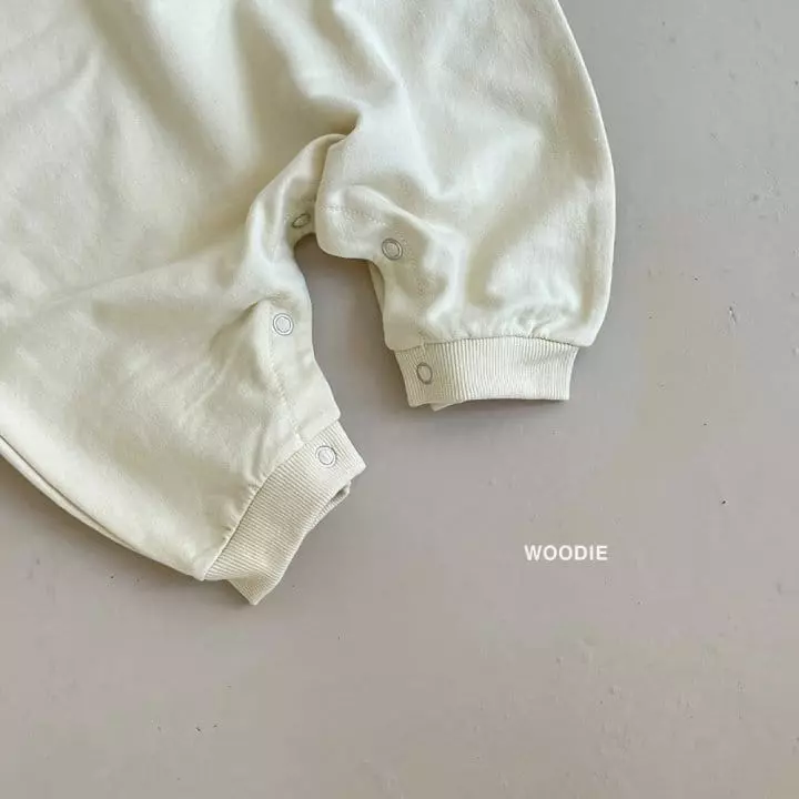 Woodie - Korean Baby Fashion - #babywear - Collar Bodysuit - 8