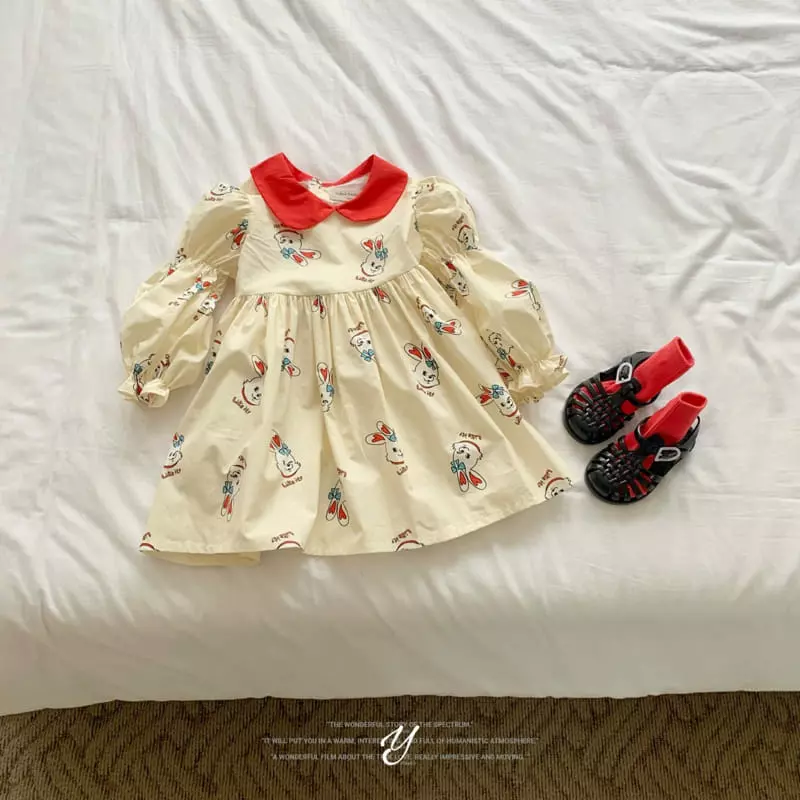 Yellow Factory - Korean Children Fashion - #childofig - Rabbit One-piece - 6