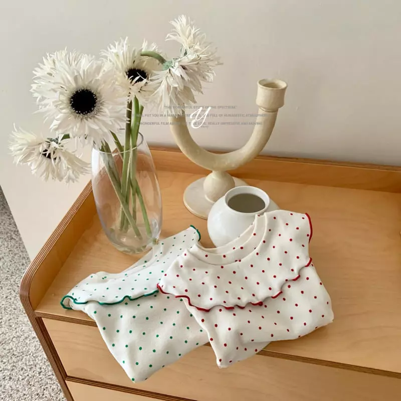 Yellow Factory - Korean Children Fashion - #childofig - Dot Tee - 10