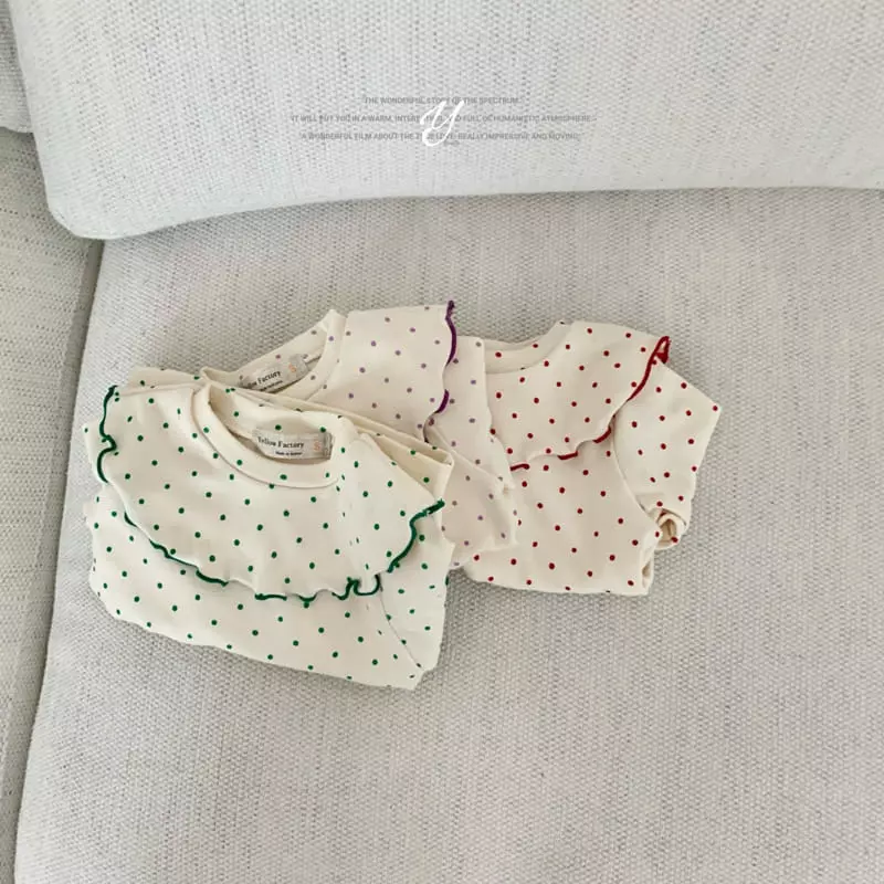 Yellow Factory - Korean Children Fashion - #childrensboutique - Dot Tee - 12