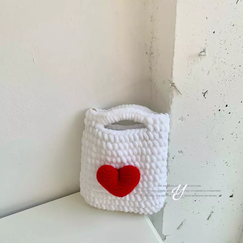 Yellow Factory - Korean Children Fashion - #fashionkids - Heart Bag - 2