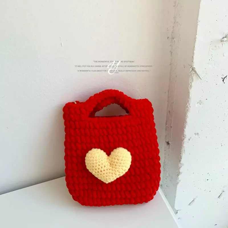 Yellow Factory - Korean Children Fashion - #kidsshorts - Heart Bag - 3