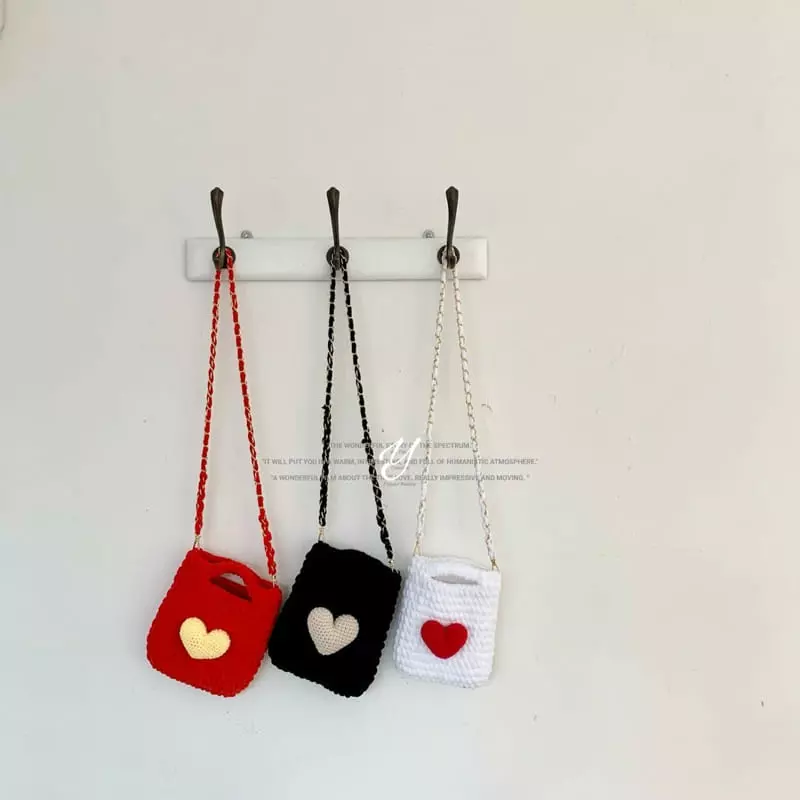 Yellow Factory - Korean Children Fashion - #kidsshorts - Heart Bag - 4