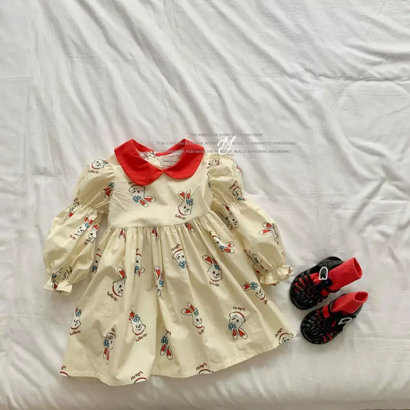 Yellow Factory - Korean Children Fashion - #todddlerfashion - Rabbit One-piece - 3
