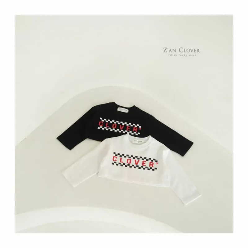 Zan Clover - Korean Children Fashion - #Kfashion4kids - Clover Crop Tee
