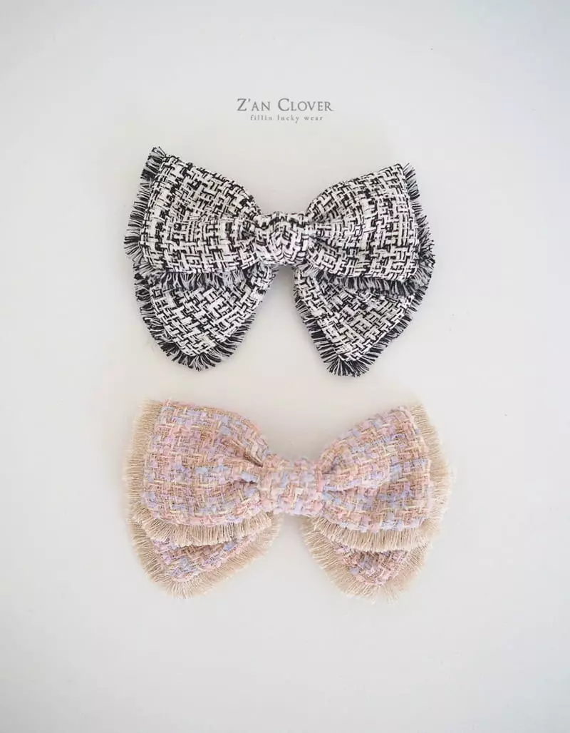 Zan Clover - Korean Children Fashion - #Kfashion4kids - Twid Ribbon Hairpin - 3