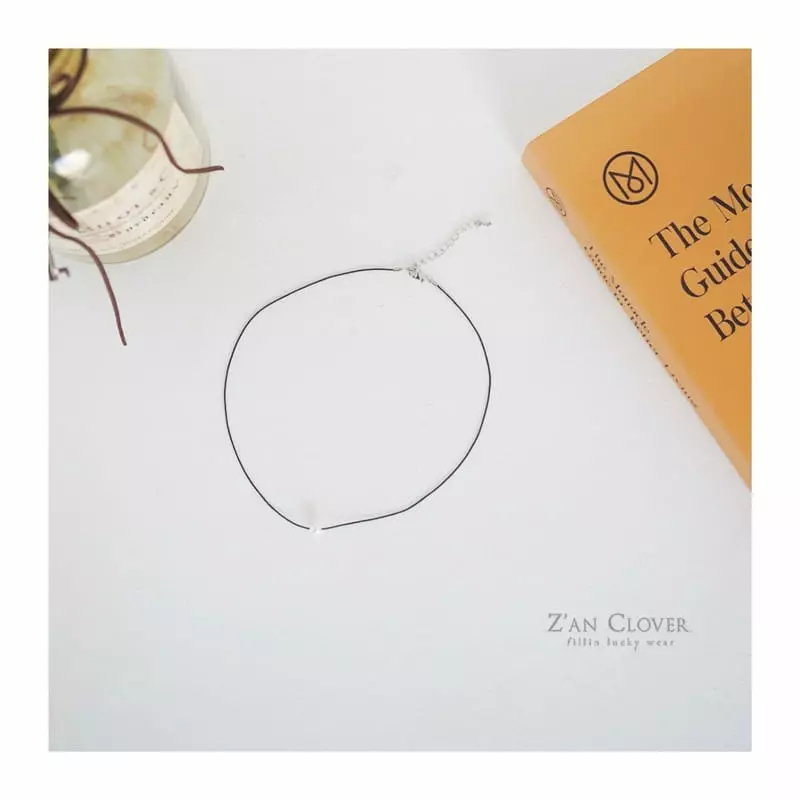 Zan Clover - Korean Children Fashion - #Kfashion4kids - Point Pearl Necklace