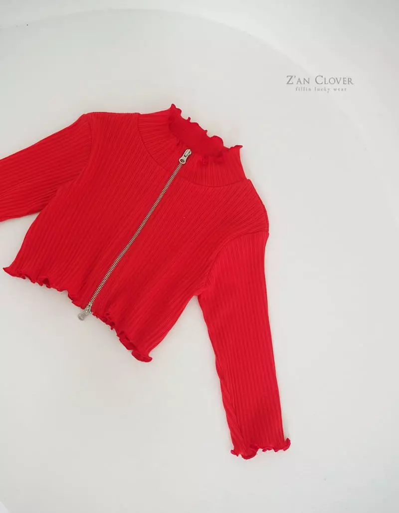 Zan Clover - Korean Children Fashion - #childofig - Rib Two Way Cardigan - 11