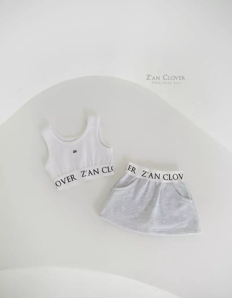 Zan Clover - Korean Children Fashion - #childofig - Banding Terry Skirt - 12