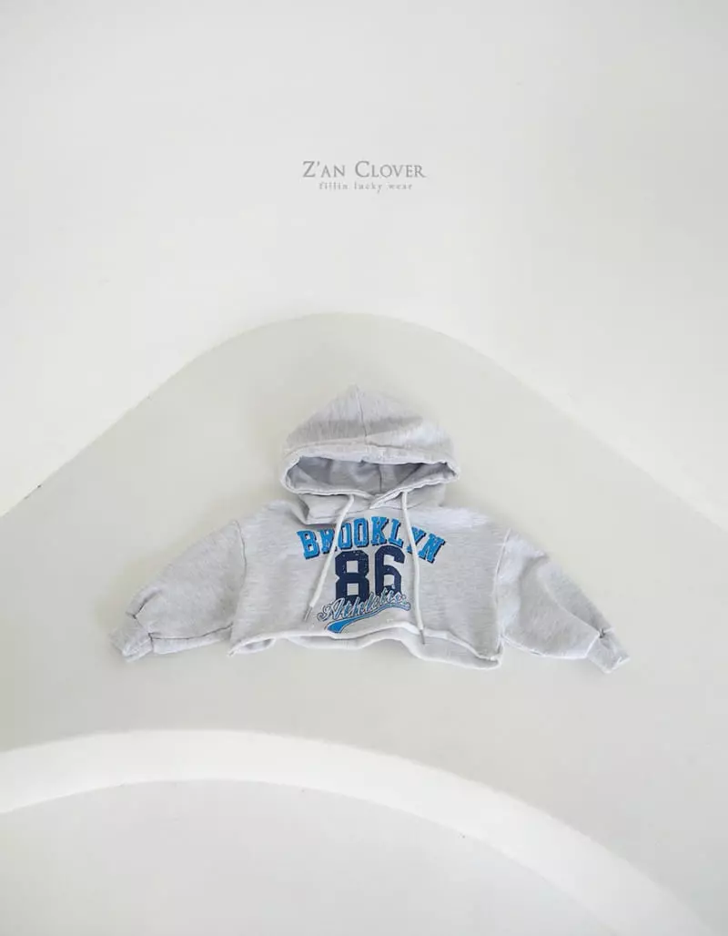 Zan Clover - Korean Children Fashion - #childrensboutique - 86 Crop Hoody - 3