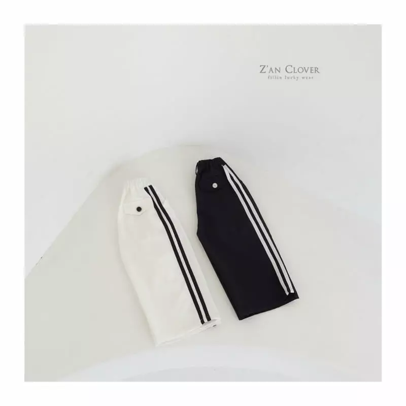Zan Clover - Korean Children Fashion - #childrensboutique - Two Line Pants