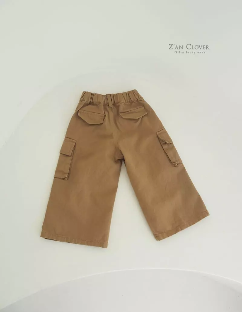 Zan Clover - Korean Children Fashion - #designkidswear - Wide Cargo Pants - 6
