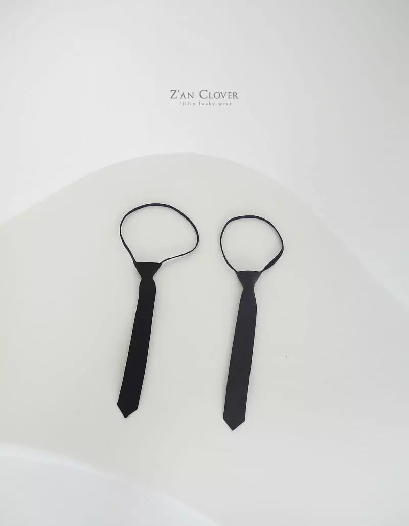 Zan Clover - Korean Children Fashion - #childrensboutique - Gentle Neck Tie - 4