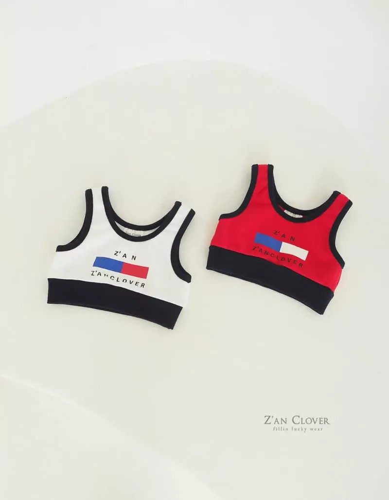 Zan Clover - Korean Children Fashion - #discoveringself - Color Crop Top - 2