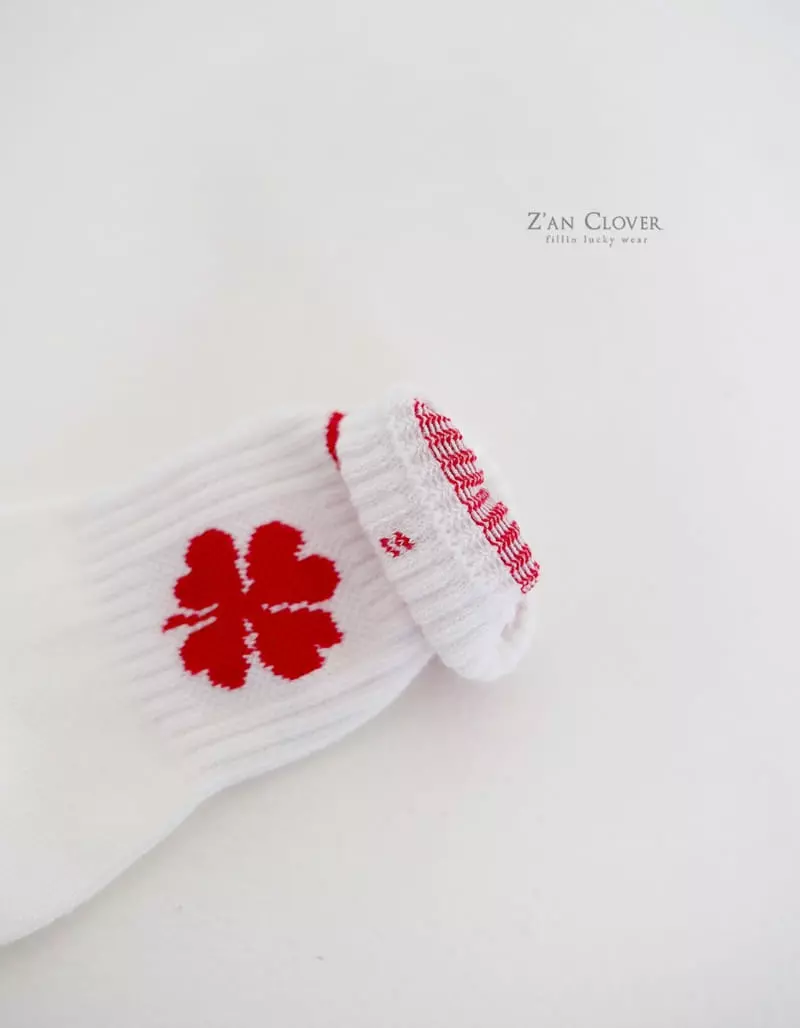 Zan Clover - Korean Children Fashion - #discoveringself - Color Sport Socks - 10