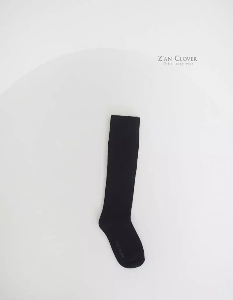 Zan Clover - Korean Children Fashion - #discoveringself - Plain Over Knee Socks - 8