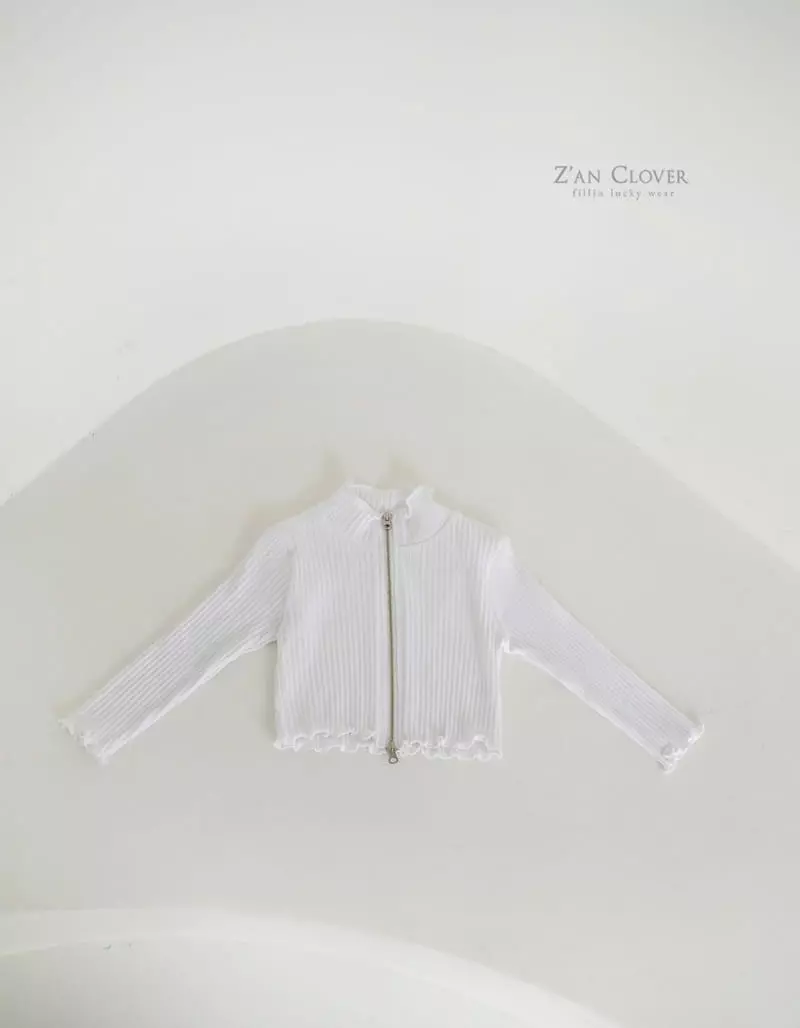 Zan Clover - Korean Children Fashion - #kidsshorts - Rib Two Way Cardigan - 3