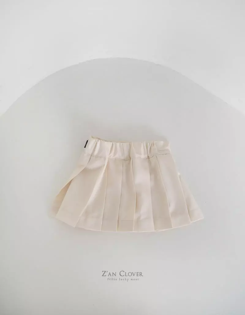 Zan Clover - Korean Children Fashion - #kidsshorts - Preppy Skirt - 6
